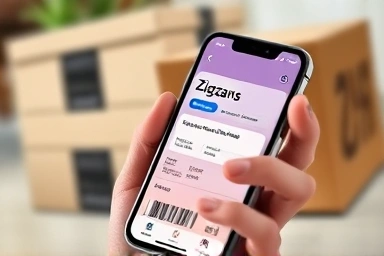 Managing fashion returns on a smartphone app